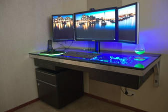 Man Made Desk 4k Ultra HD Wallpaper