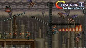 Contra Iii Full Size Wallpaper Logo No