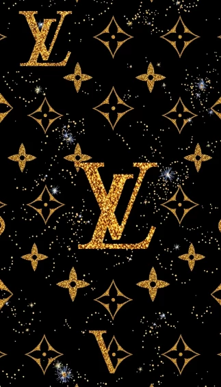 Louis Vuitton Glitter Wallpaper