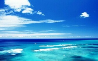 Blue Ocean Seascapes Wallpaper Nature Oceans HD Desktop