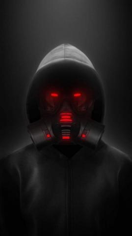 Hoodie Guy In Night iPhone Wallpaper