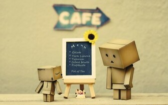 Danbo Cafe Wallpaper Myspace Background
