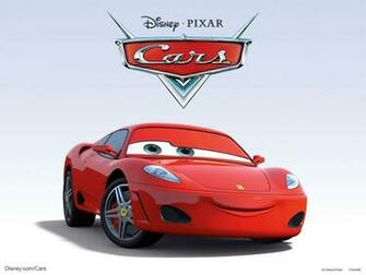 Schumacher As A Ferrari F430 In Disney Pixar S Cars Movie Wallpaper