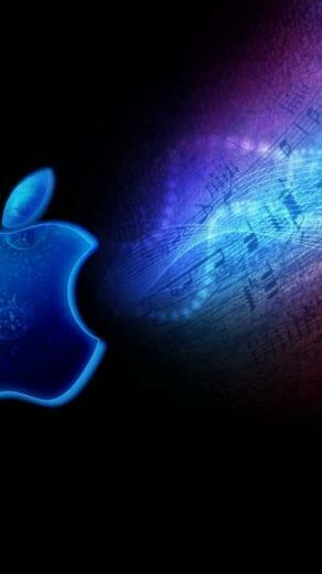 Wallpaper Next Newer Purple Neon Lights iPhone