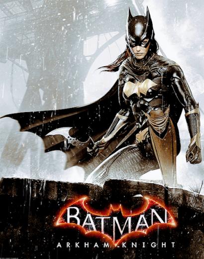 Batman Arkham Knight Batgirl Gif Animation Snow Fall