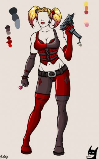 Harley Quinn Fat For