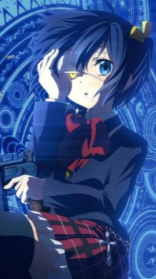 Chunibyo Demo Koi Ga Shitai Rikka Takanashi Both Eyes Wallpaper