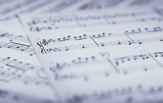 Wallpaper Notes Music Leaves Sheet Image For