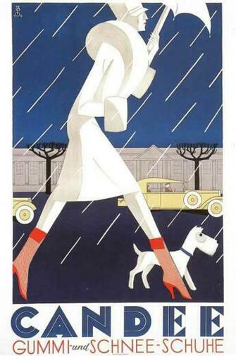 Candee Vintage European Posters Wallpaper Image