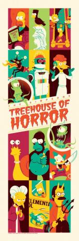 Simpson S Treehouse Of Horror Art Poster