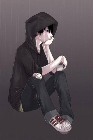 Anime Guys Hoodie Headphones