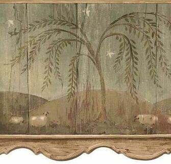Pineapple Sage Wallpaper Border Pattern Chi Hs3092b List Price