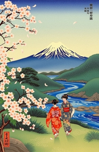 Ukiyo E Wallpaper