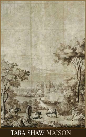 Grisaille Art Wallpaper Murals Screens Part I Laurel Home