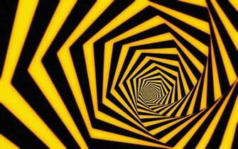 Wallpaper With An Optical Illusion Stare At The Image For