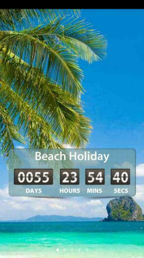 Holiday And Vacation Countdown Widget Digital Event Count Down Timer