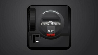 Sega Genesis Console Wallpaper