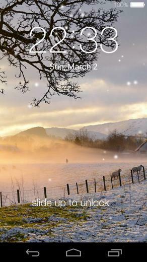 Lock Screen Live Wallpaper Screenshot