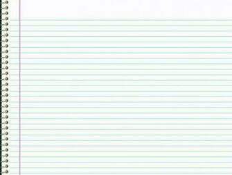 Textures Notebook Paper Design Background Ppt Templates