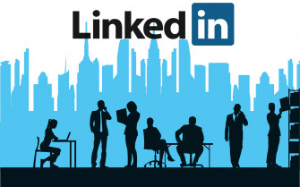 Linkedin City And People Background Wallpaper