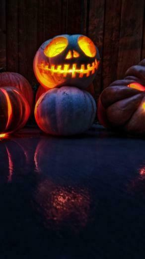 Halloween Pumpkin Face 123mobilewallpaper