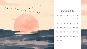 July Calendar Wallpaper HD Net
