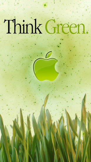 iPhone Wallpaper Apple Grass Green