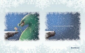 Screensaver Desktops Bioware Linux Widescreen Holiday Vista
