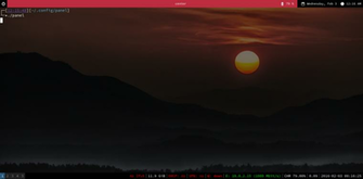 Background Color Breaking When Loop Piped Into Lemonbar Arch
