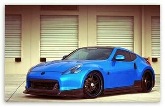 Nissan 370z Blue HD Wallpaper For Wide Widescreen Whxga