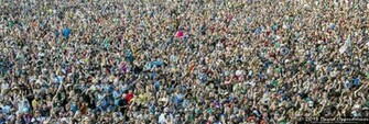 Stadium Crowd Background Bjrk S Outfit Stuns At