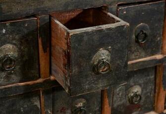 Chinese Apothecary Chestchina 19th Century