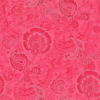 Wallpaper Caselio Paisley Pink Silver