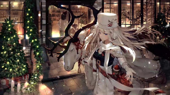 Enterprise Christmas Azur Lane Live Wallpaper Wallpaperwaifu