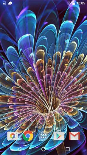 Glowing Flowers Screenshot Thumbnail