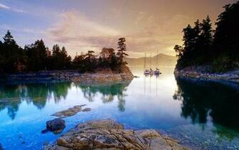 Clear Lake HD Desktop Wallpaper