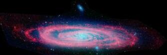 Description Andromeda Galaxy Spitzer Jpg