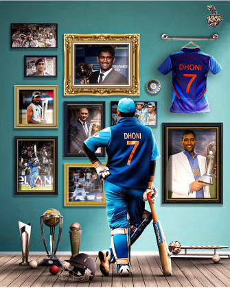 Dhoni HD Wallpaper