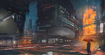 Anime Rain Wallpaper 4k Rainy Night Man With