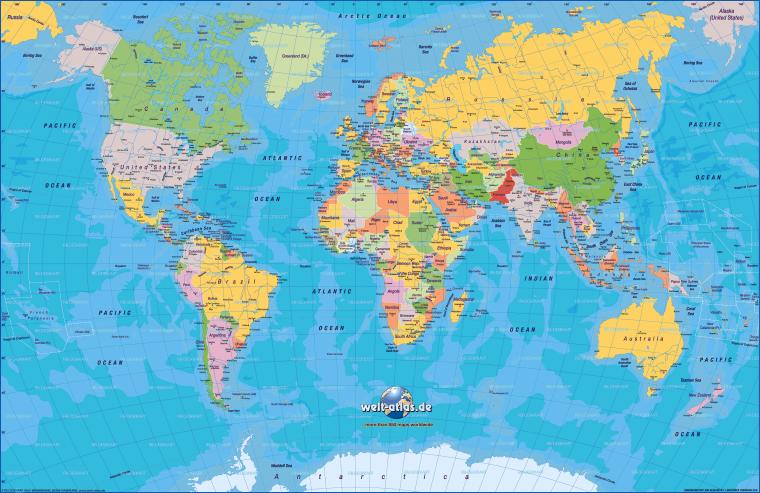 World Map Wallpaper