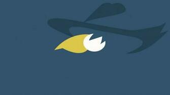 Honchkrow Minimalism Simple Background Wallpaper Anime