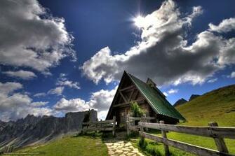 Wallpaper Home Mountains Sky Nature Desktop