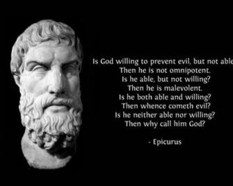 Quotes Evil Wallpaper Epicurus