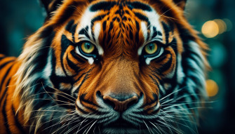 Angry Tiger Eyes Wallpaper