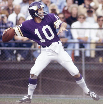 Fran Tarkenton Born February The Minnesota Vikings