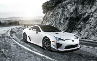 Lexus Lfa Nurburgring Edition White Static Front Angle