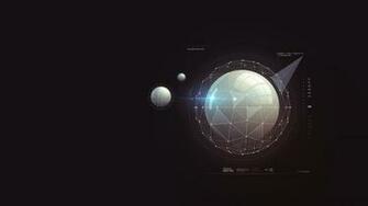 Planet User Interface Statistics Wallpaper