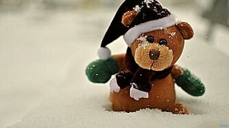 Romantic Teddy Bear Wallpaper