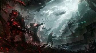 Fi Battle Fighting War Art Artwork Warrior Futuristic Spaceship Space