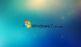 Wallpaper Windows Ultimate Blue Drops Netbook